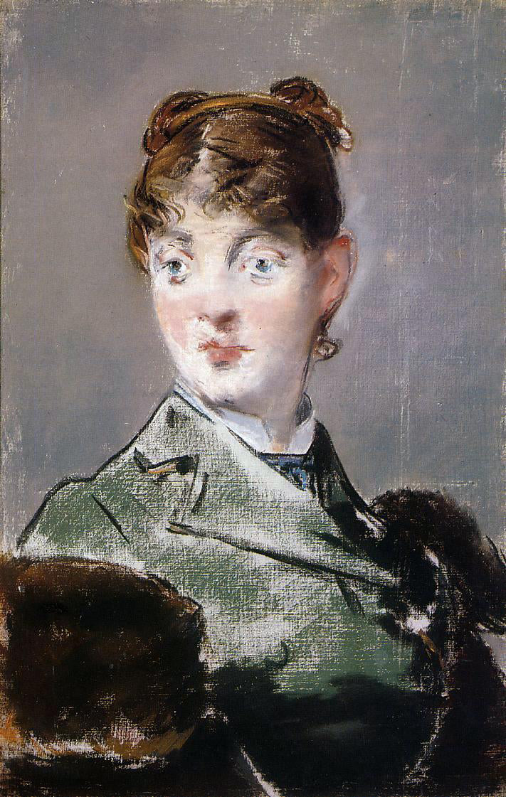  Edouard Manet Parisienne, Portrait of Madame Jules Guillemet - Canvas Print