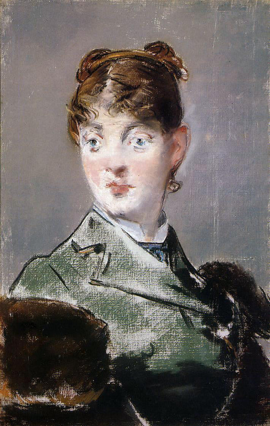  Edouard Manet Parisienne, Portrait of Madame Jules Guillemet - Canvas Print