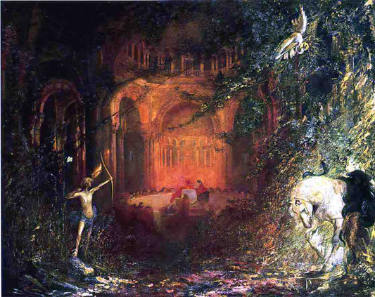  Pinckney Maricius-Simons Parsifal and the Knights of the Holy Grail: Scenes from Act I - Canvas Print