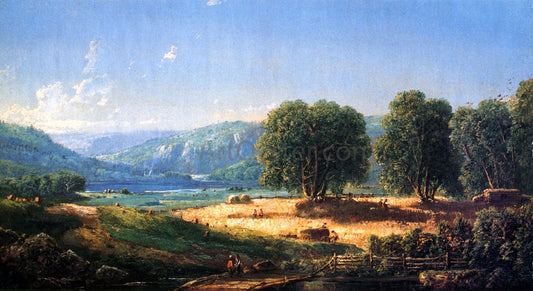  William Louis Sonntag Pastoral Landscape (also known as Spring on the Little Miami, Ohio) - Canvas Print