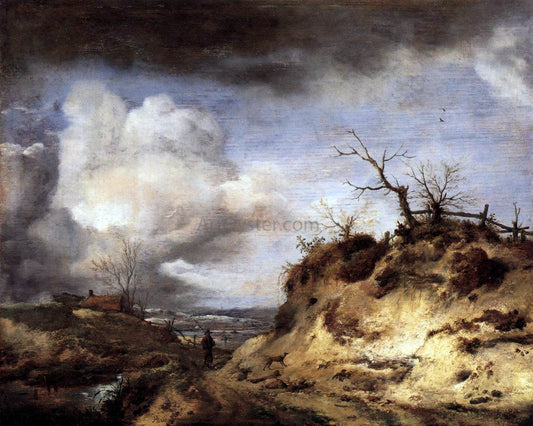  Philips Wouwerman Path Through the Dunes - Canvas Print