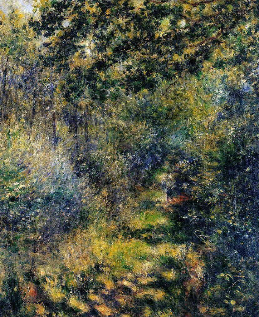  Pierre Auguste Renoir Path Through the Woods - Canvas Print