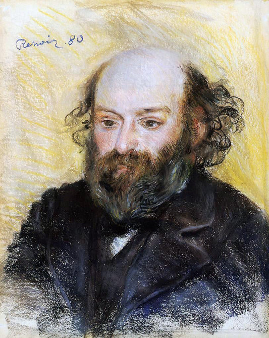  Pierre Auguste Renoir Paul Cezanne - Canvas Print