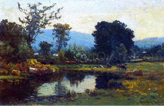  John Joseph Enneking Peaceful Valley - Canvas Print
