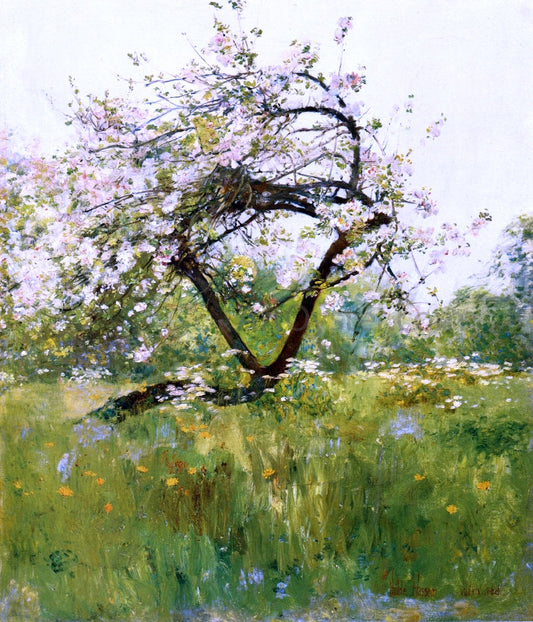  Frederick Childe Hassam Peach Blossoms - Villiers-le-Bel - Canvas Print