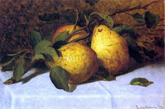  John Joseph Enneking Pears - Canvas Print