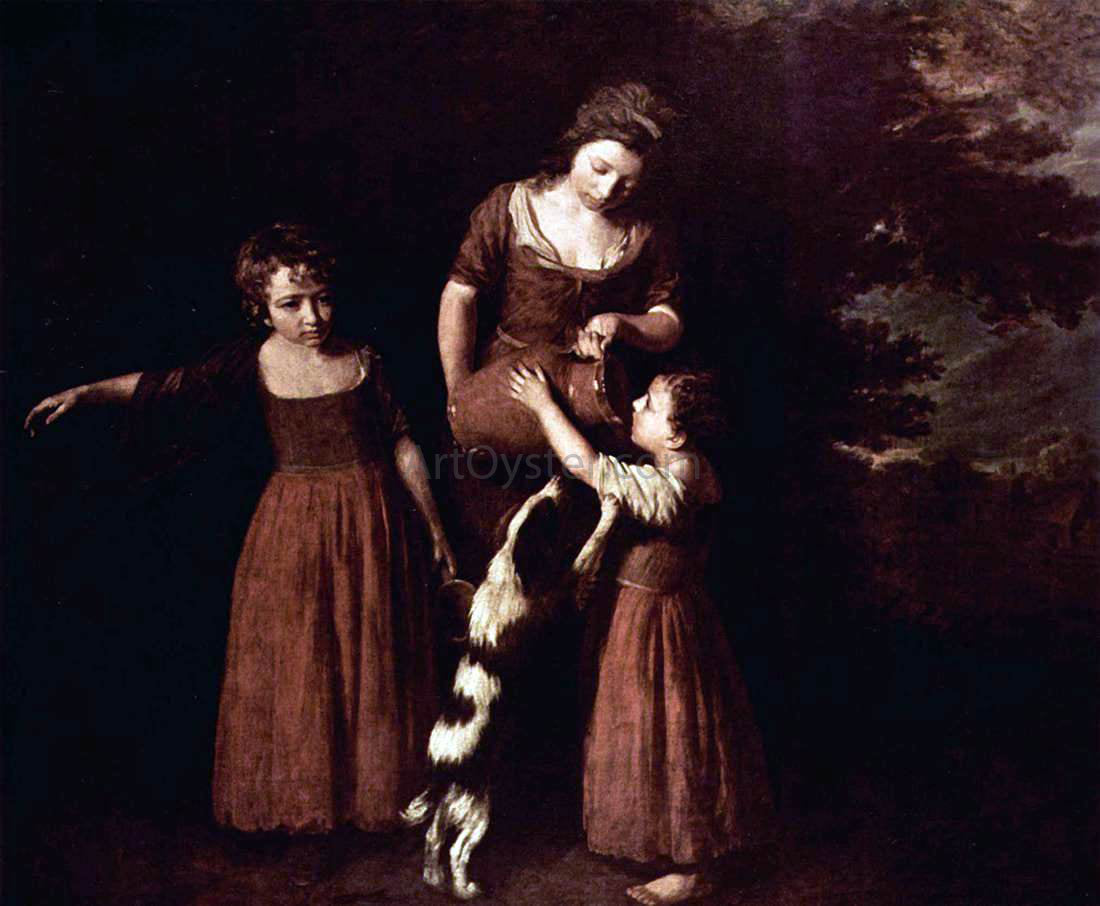  John Opie Peasant Family - Canvas Print