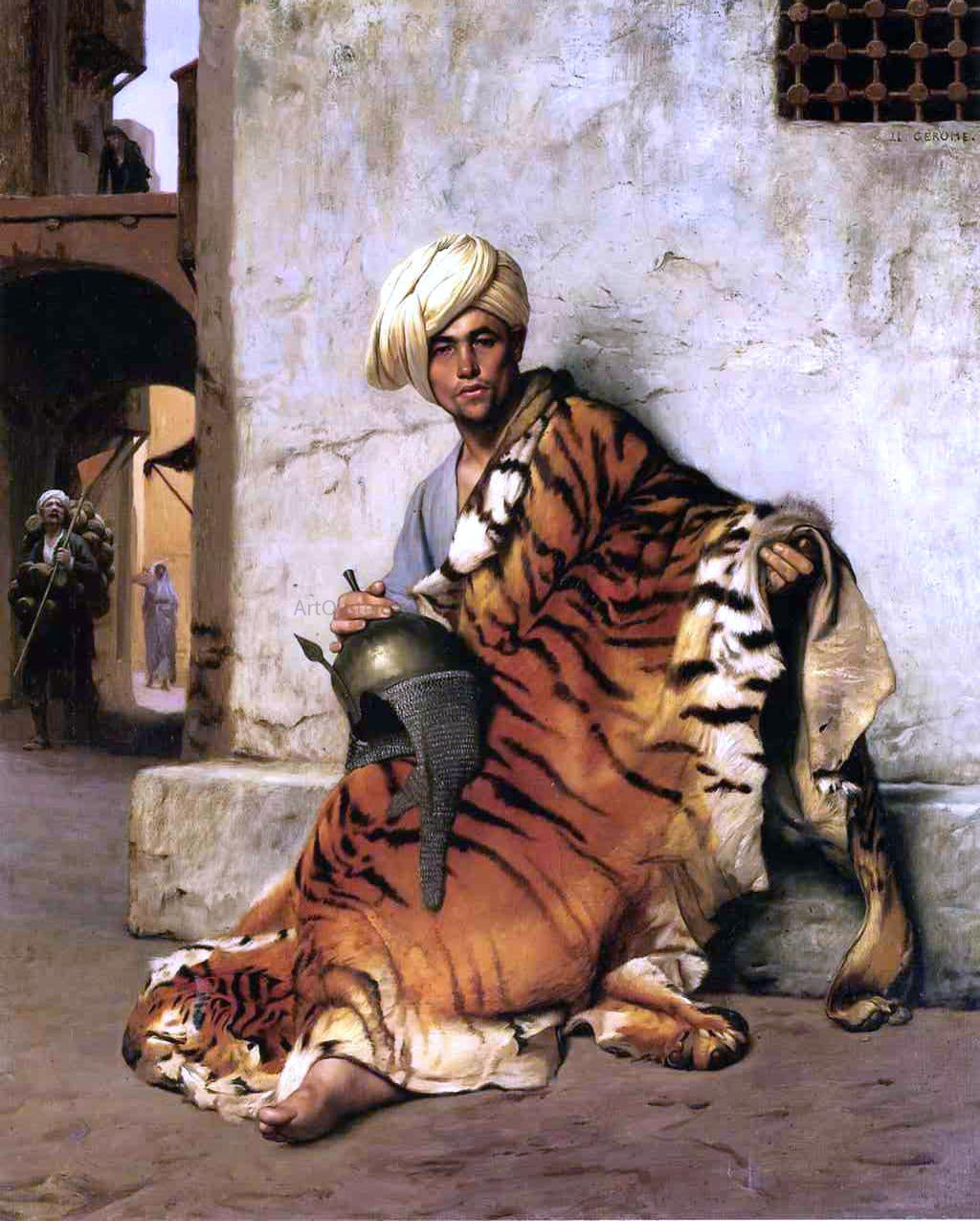  Jean-Leon Gerome Pelt Merchant, Cairo - Canvas Print