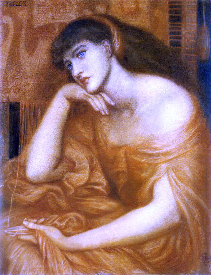  Dante Gabriel Rossetti Penelope - Canvas Print