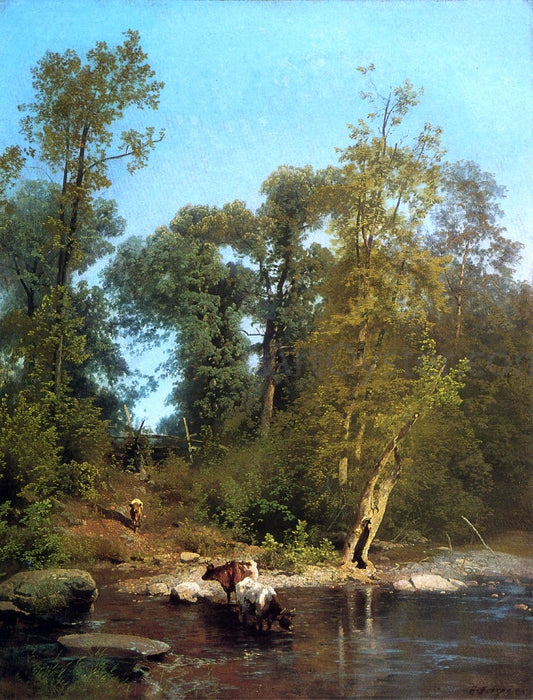  Herman Herzog Pennsylvania Scenery - Canvas Print