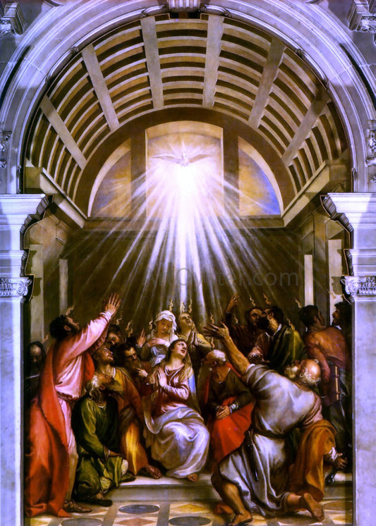  Titian Pentecost - Canvas Print