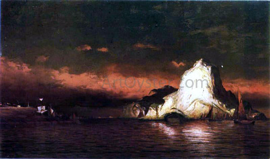  William Bradford Perce Rock, Belle Isle Straits - Canvas Print