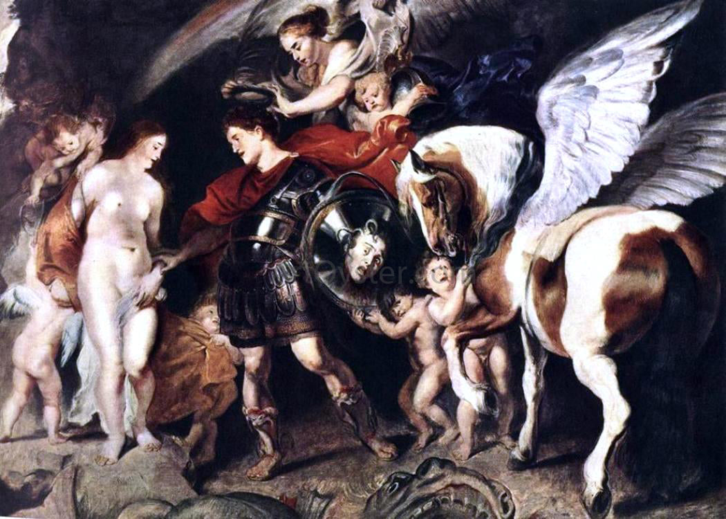  Peter Paul Rubens Perseus and Andromeda - Canvas Print