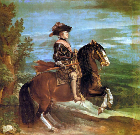  Diego Velazquez Philip IV on Horseback - Canvas Print