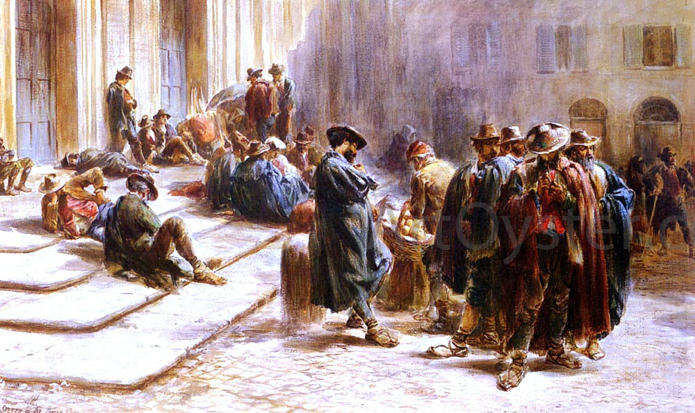  Keeley Halswelle Piazza Consolazione, Rome - Canvas Print