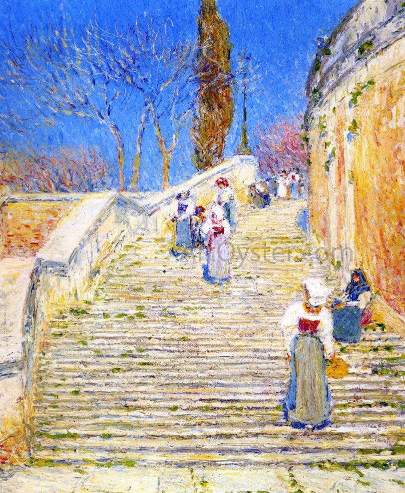  Frederick Childe Hassam Piazza di Spagna, Rome - Canvas Print