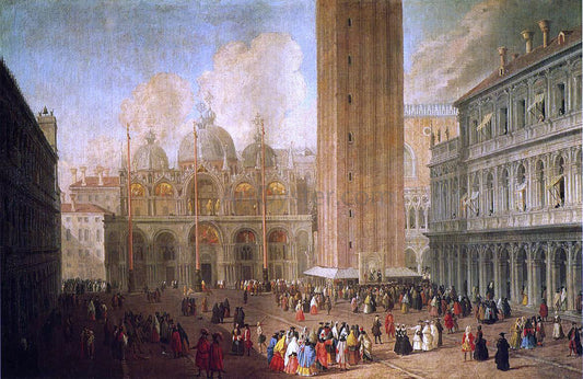  Luca Carlevaris Piazza San Marco, Looking East - Canvas Print