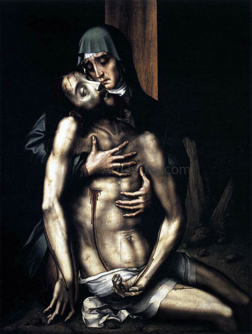  Luis De Morales Pieta - Canvas Print