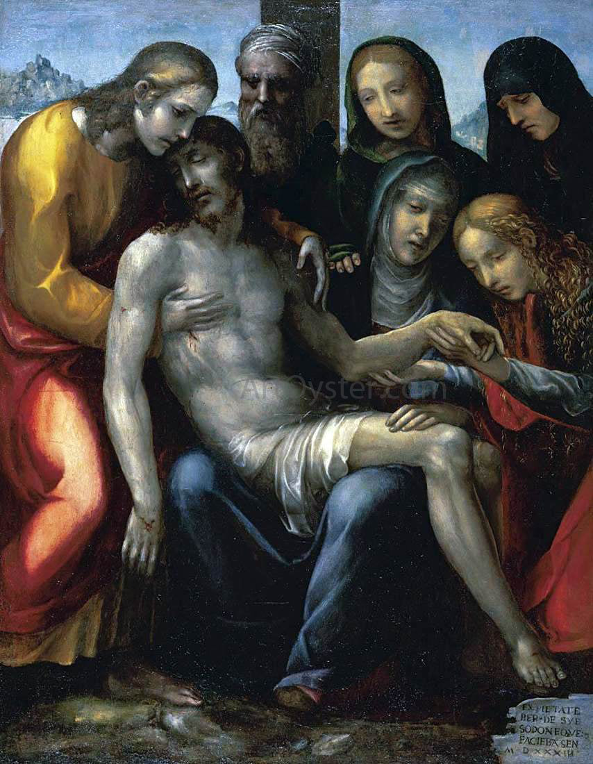  Il Sodoma Pieta - Canvas Print