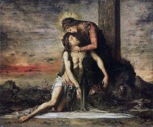  Gustave Moreau Pieta - Canvas Print