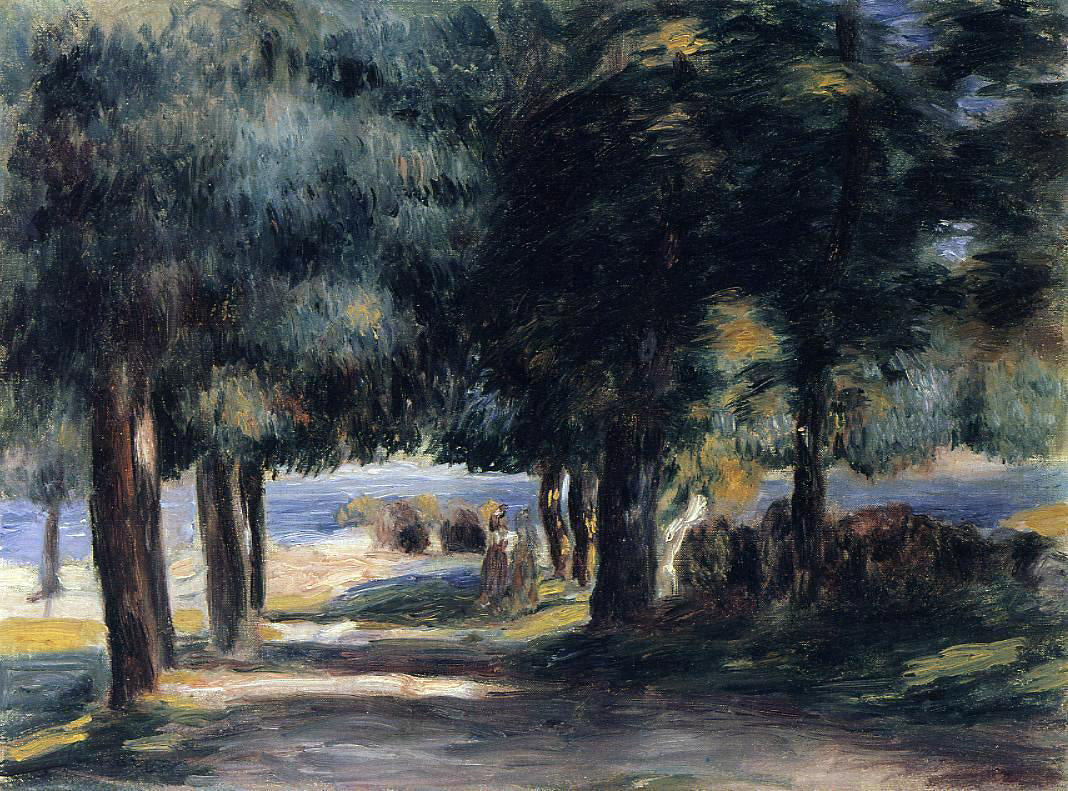  Pierre Auguste Renoir Pine Wood on the Cote d'Azur - Canvas Print