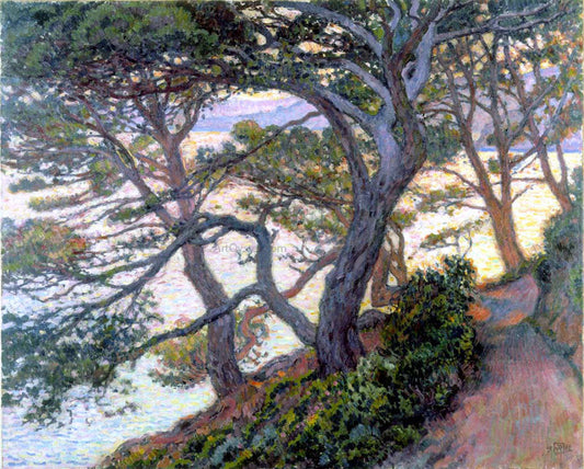  Theo Van Rysselberghe Pines of Rayol - Canvas Print