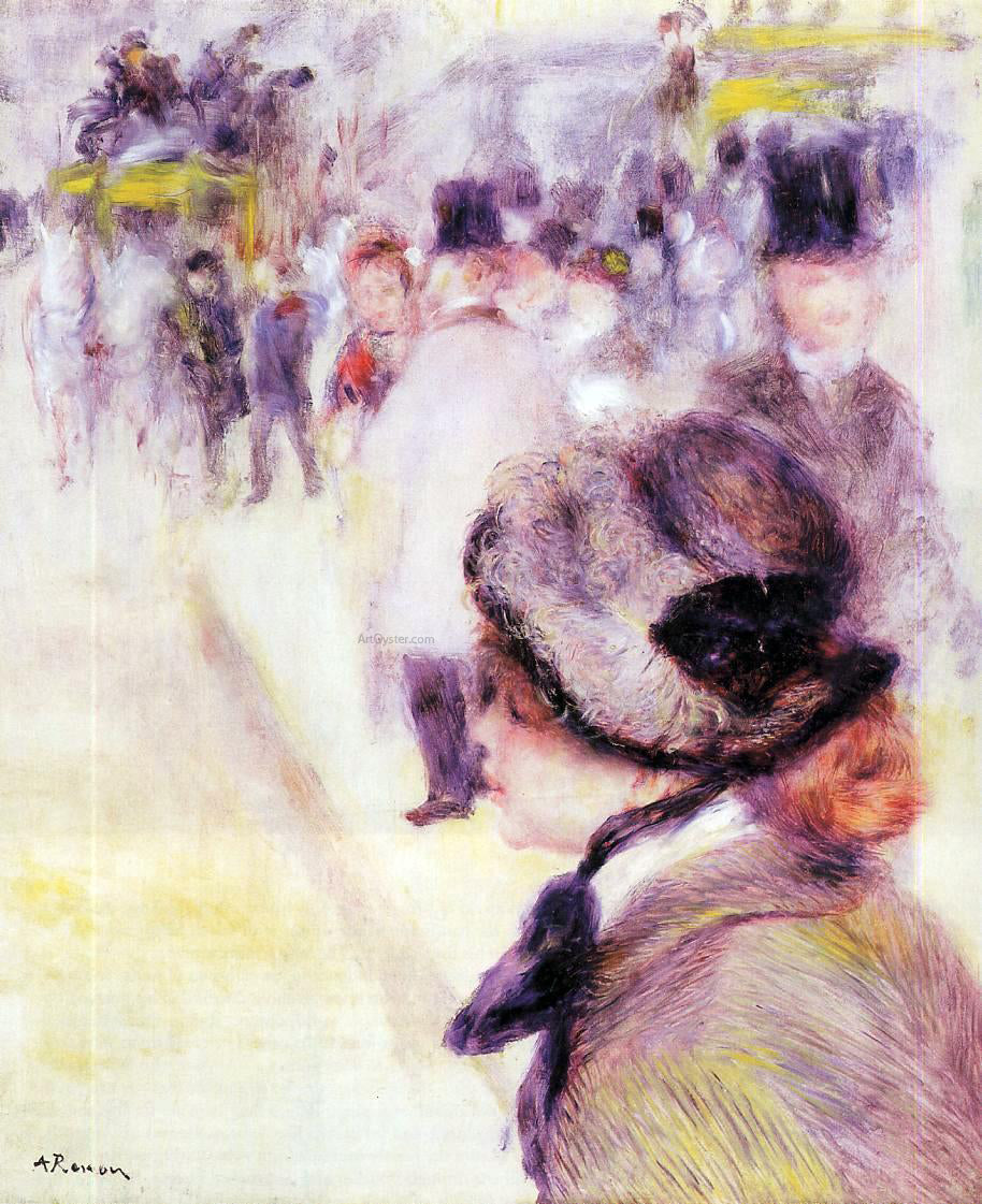  Pierre Auguste Renoir Place Clichy - Canvas Print