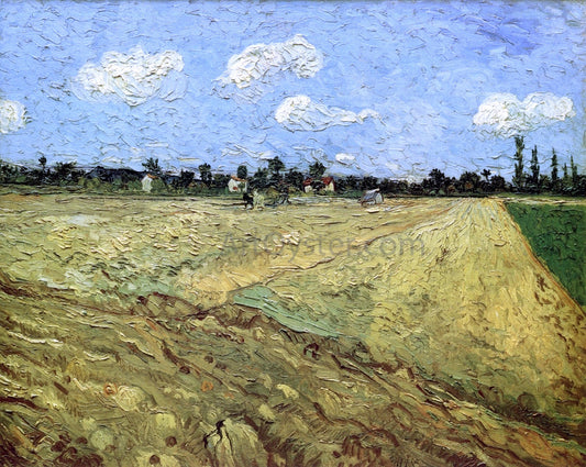  Vincent Van Gogh Plowed Field - Canvas Print