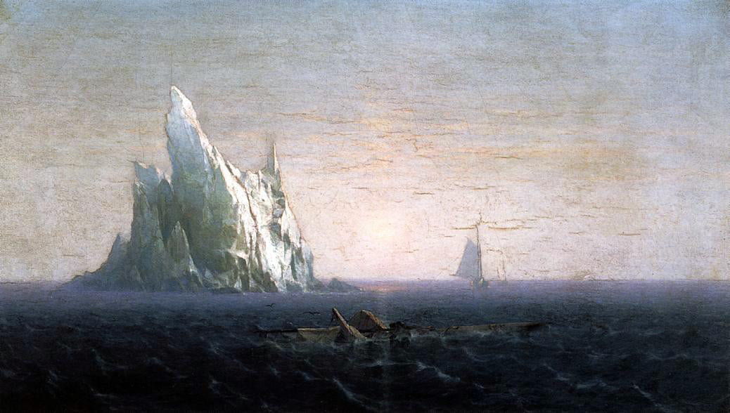 George Curtis Polar Sea Canvas Print – Art MegaMart