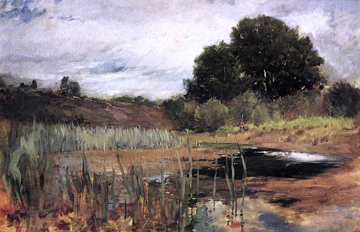 Frank Duveneck Polling Landscape Canvas Print – Art MegaMart