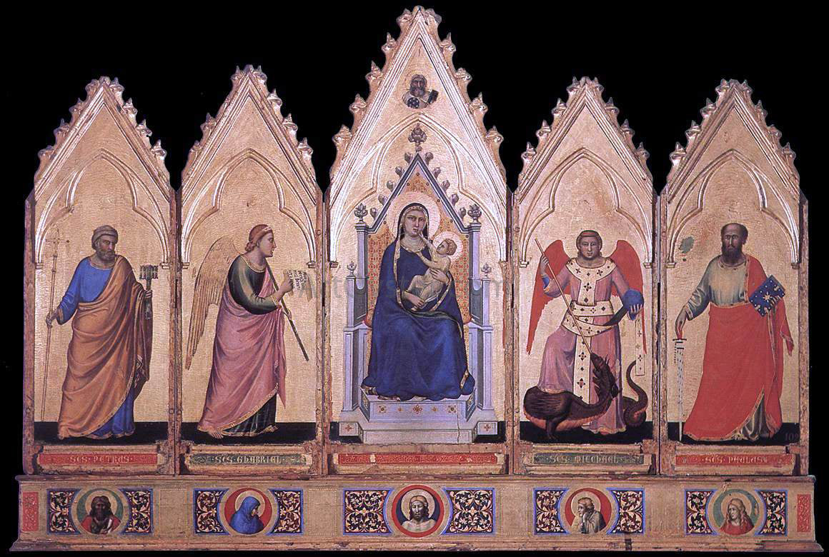  Giotto Di Bondone Polyptych - Canvas Print