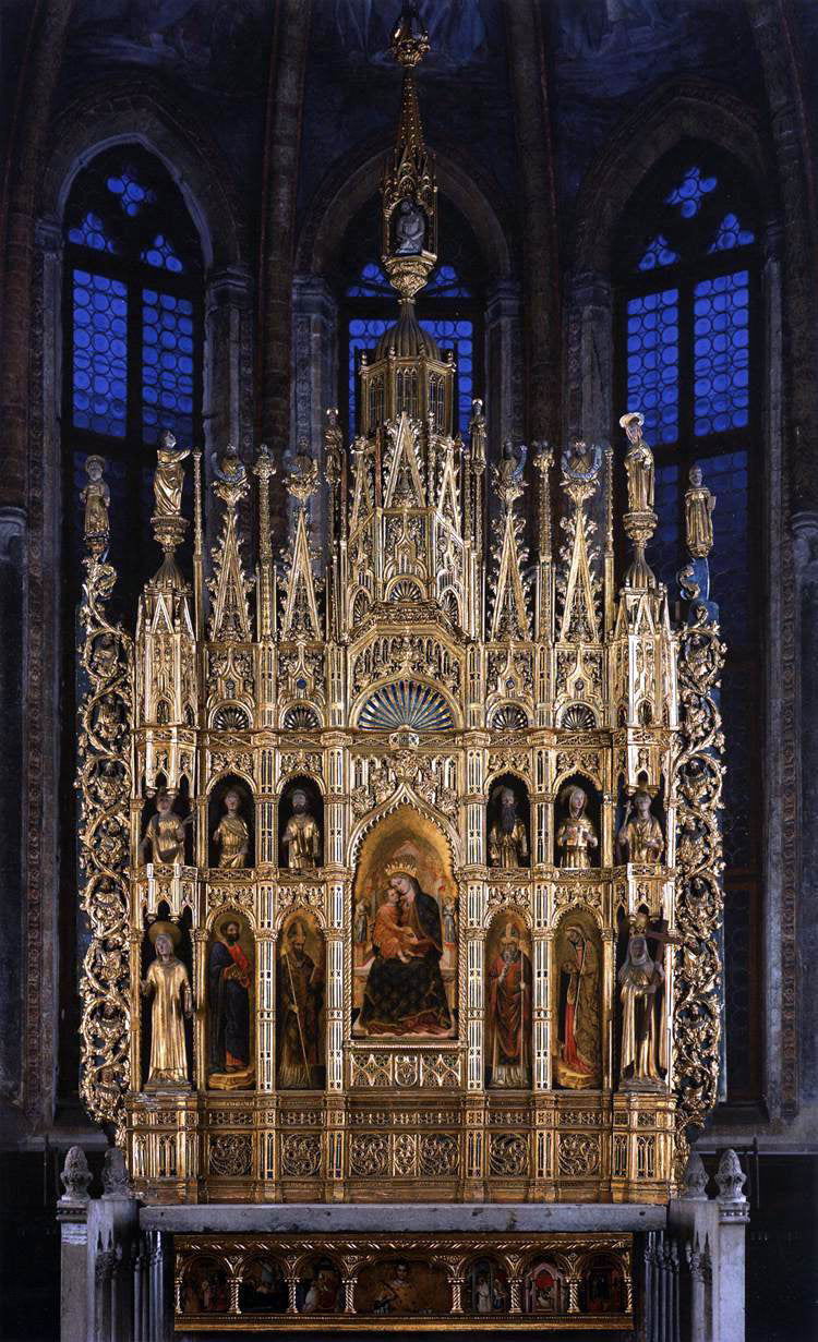  Antonio Vivarini Polyptych of the Virgin - Canvas Print