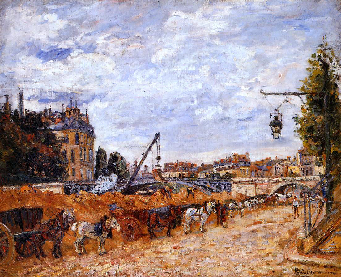  Armand Guillaumin Pont Marie, Quai Sully - Canvas Print