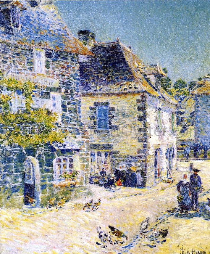  Frederick Childe Hassam Pont-Aven, Noon Day - Canvas Print