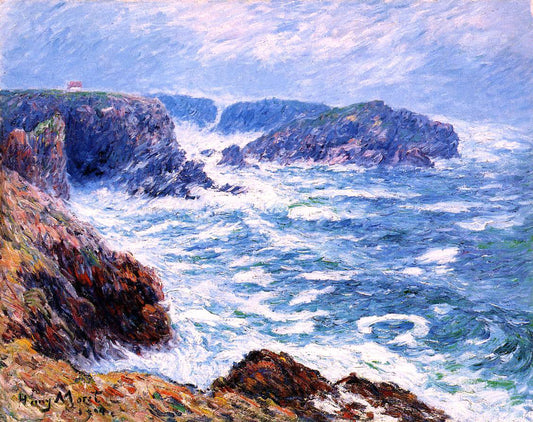  Henri Moret Ponte de la Sirene, Belle-Isle-en-Mer - Canvas Print