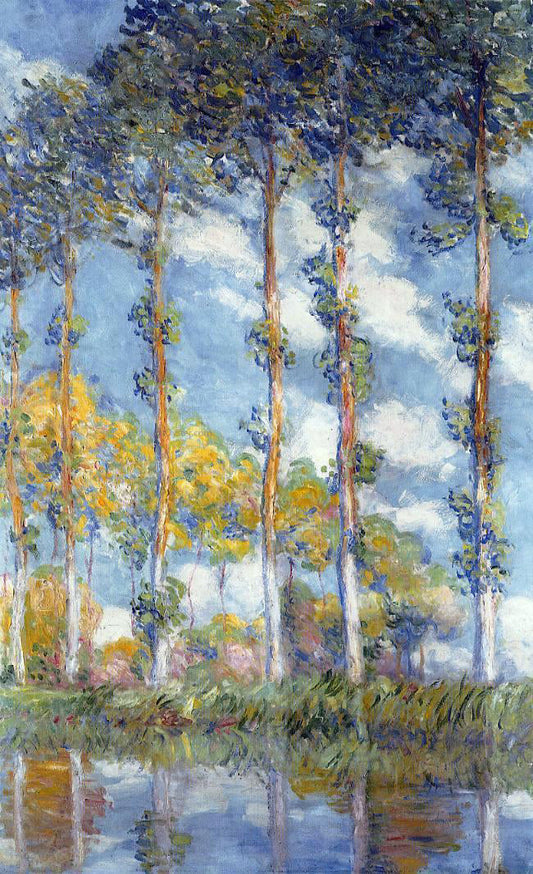  Claude Oscar Monet Poplars - Canvas Print