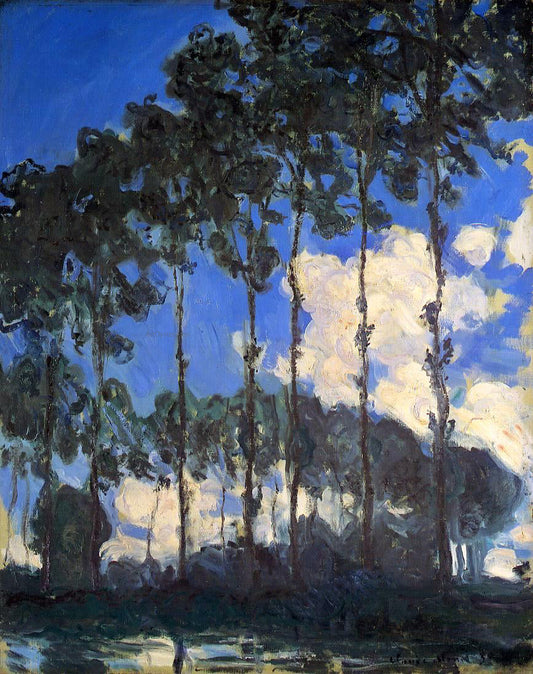  Claude Oscar Monet Poplars on the Banks of the Epte - Canvas Print