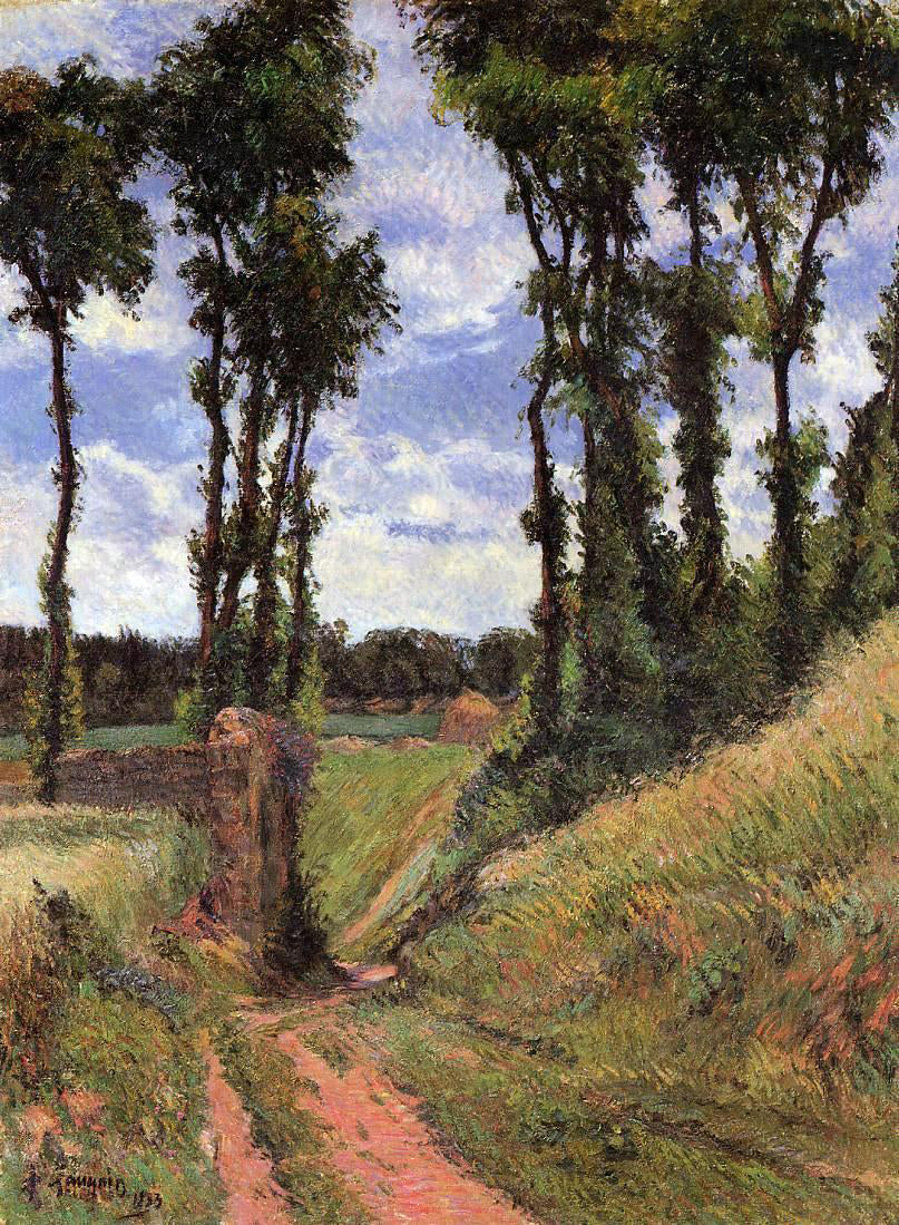  Paul Gauguin Poplars, Osny - Canvas Print