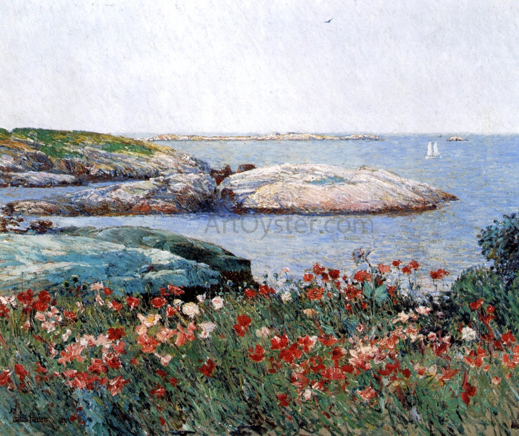  Frederick Childe Hassam Poppies, Isles of Shoals - Canvas Print