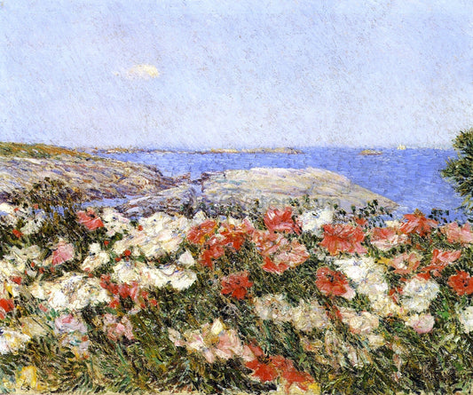  Frederick Childe Hassam Poppies on the Isles of Shoals - Canvas Print