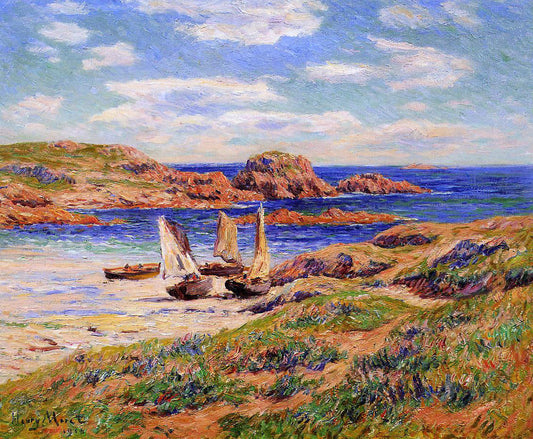  Henri Moret Porspoder, the Port, Finistere - Canvas Print