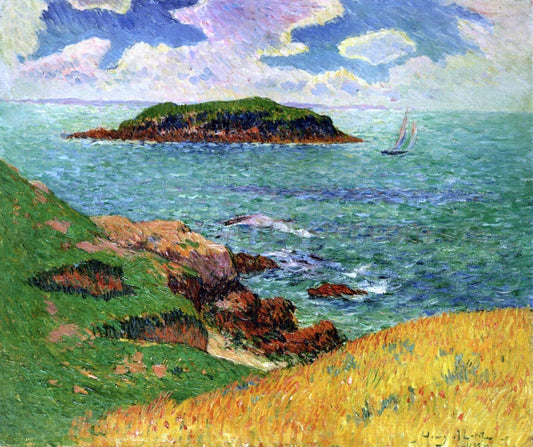  Henri Moret Port Louis, France - Canvas Print