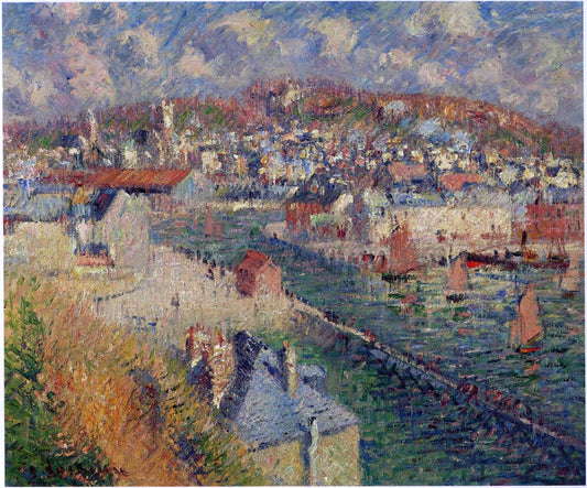  Gustave Loiseau Port of Fecamp - Canvas Print