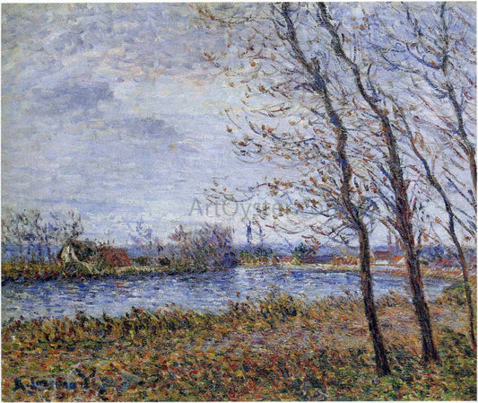 Gustave Loiseau Port Pinche at the Turn of the Seine - Canvas Print