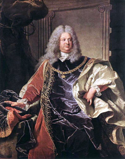  Hyacinthe Rigaud Portait of Count Sinzendorf - Canvas Print