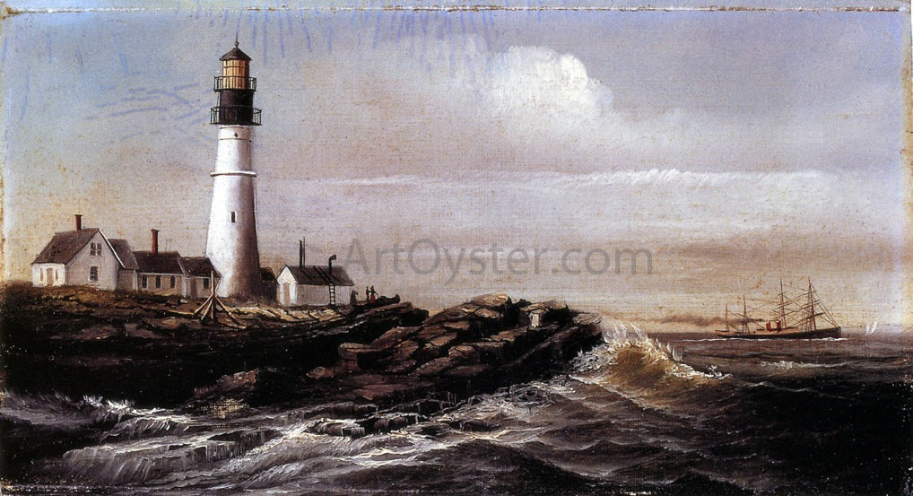  William Aiken Walker Portland Headlight, Maine - Canvas Print