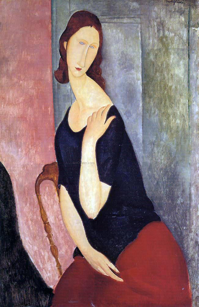  Amedeo Modigliani Portrait de Madame L - Canvas Print