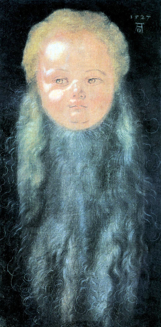  Albrecht Durer Portrait of a Boy with a Long Beard - Canvas Print