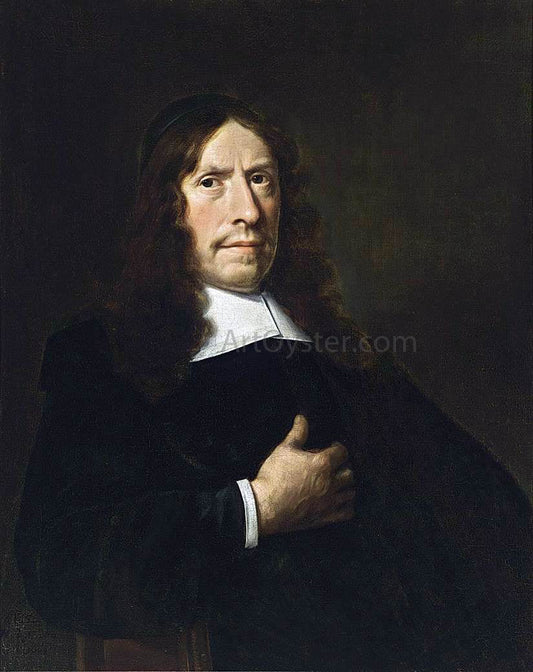  Hendrick Cornelisz Van Vliet Portrait of a Cleric - Canvas Print