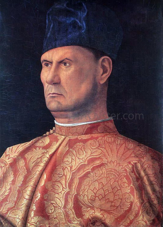  Giovanni Bellini Portrait of a Condottiere (Giovanni Emo) - Canvas Print